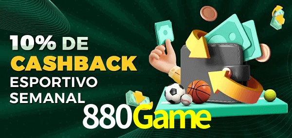 10% de bônus de cashback na 880Game